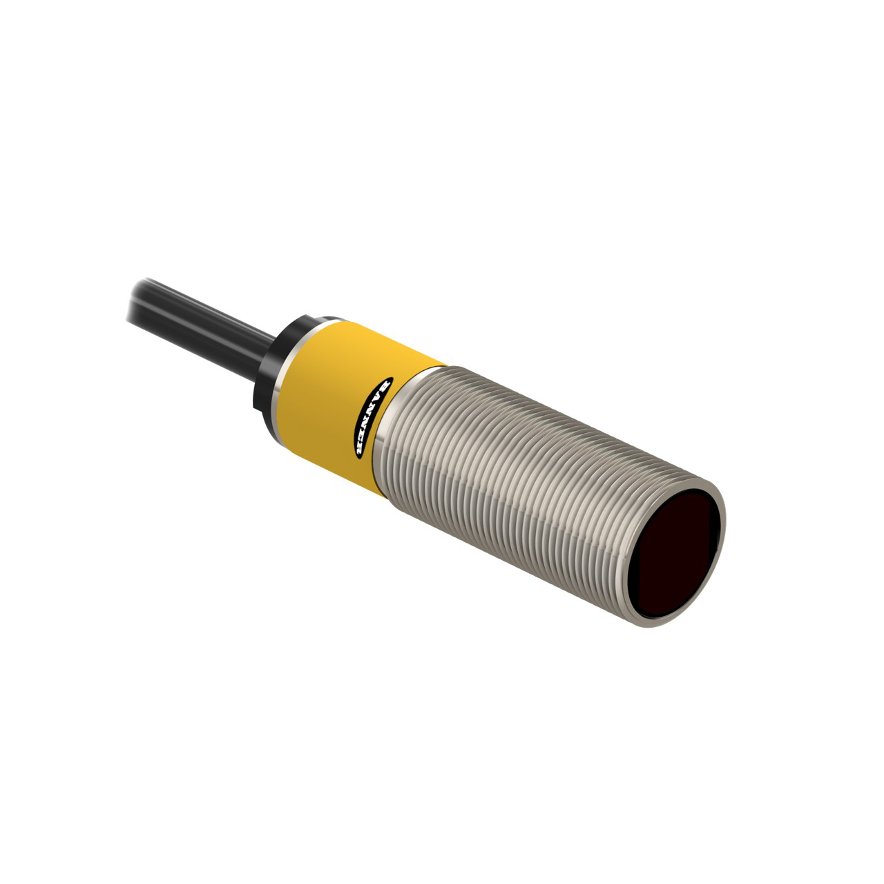 Banner Engineering Photoelectric Sensor; Opposed - Emitter; 18mm Barrel; 20m Range; 10-30VDC; 2m Potted Cable
